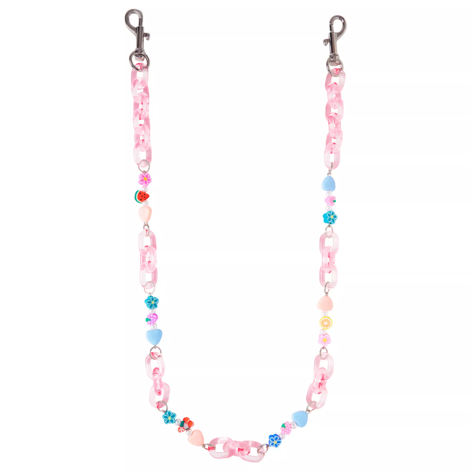 Flower Beaded Wallet Chain at Spencer's