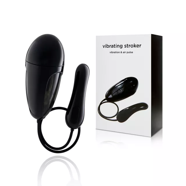 Rechargeable Vibrating Stroker at Spencer's