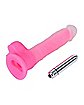 Glitter & Glow Glow-In-The-Dark Waterproof Pink Vibrator 7.5 Inch - Hott Love Extreme