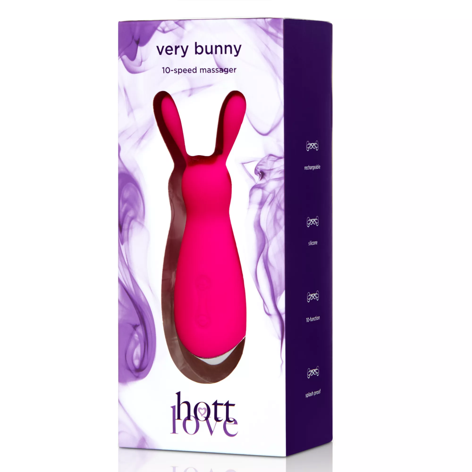 Very Bunny 10-Function Rechargeable Vibrator 4 Inch - Hott Love at Spencer's