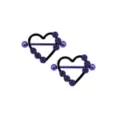 Pentagram Heart Nipple Shields - 14 Gauge at Spencer's