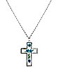 Flower Cross Chain Necklace