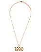 1990 Goldplated Chain Necklace