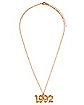 1992 Goldplated Chain Necklace