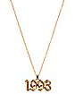 1993 Goldplated Chain Necklace