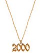 2000 Goldplated Chain Necklace