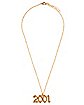 2001 Goldplated Chain Necklace