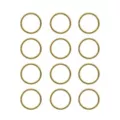 Multi-Pack Goldtone Seamless Hoop Nose Rings 12 Pack - 20 Gauge at Spencer's