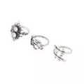 Multi-Pack Flower Gem Rings - 9 Pack at Spencer's