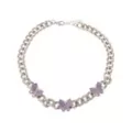 CZ Butterfly Chain Choker Necklace at Spencer's