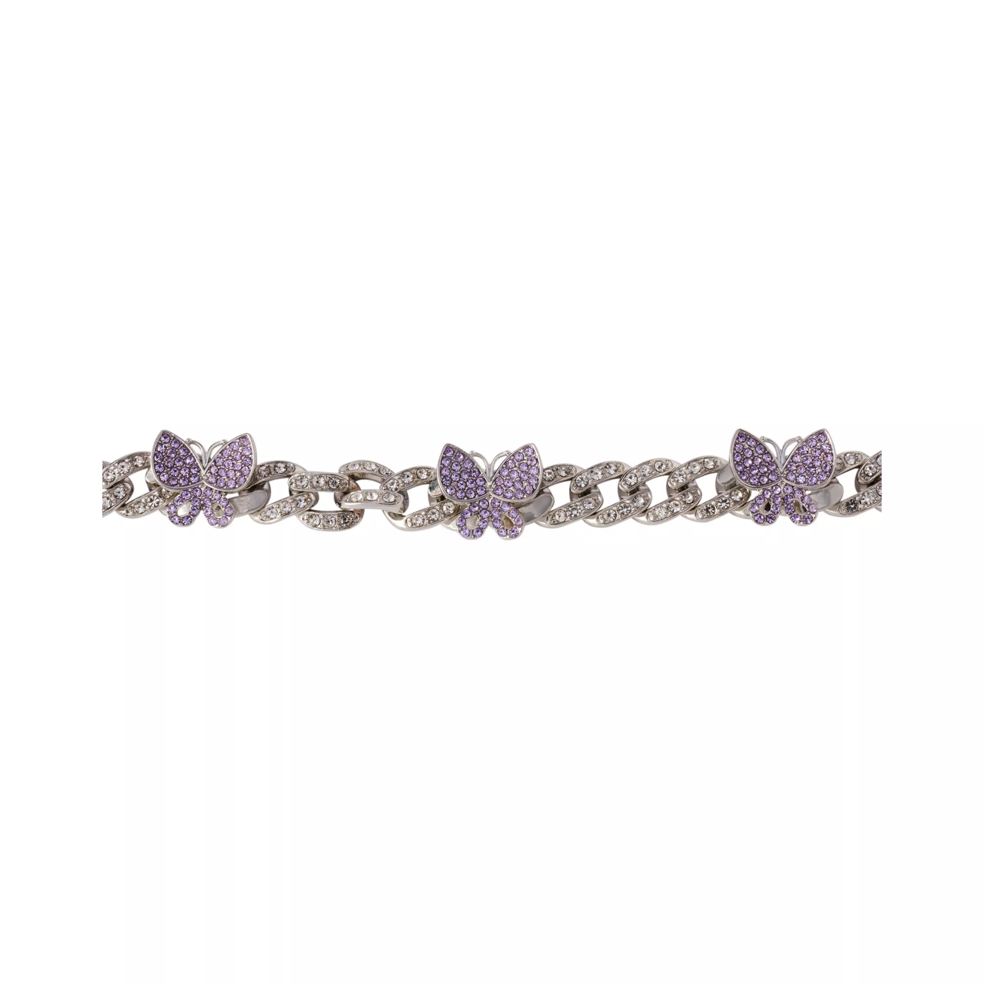 CZ Butterfly Chain Choker Necklace at Spencer's