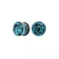Blue Swirl Glass Plugs at Spencer's