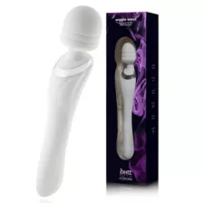 White Wiggle Wand Double-Ended Rechargeable Massager 9.2 Inch - Hott Love Extreme at Spencer's