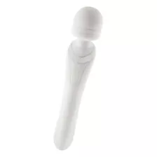 White Wiggle Wand Double-Ended Rechargeable Massager 9.2 Inch - Hott Love Extreme at Spencer's