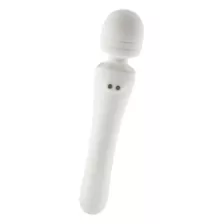 White Wiggle Wand Double-Ended Rechargeable Massager 9.2 Inch - Hott Love Extreme at Spencer's
