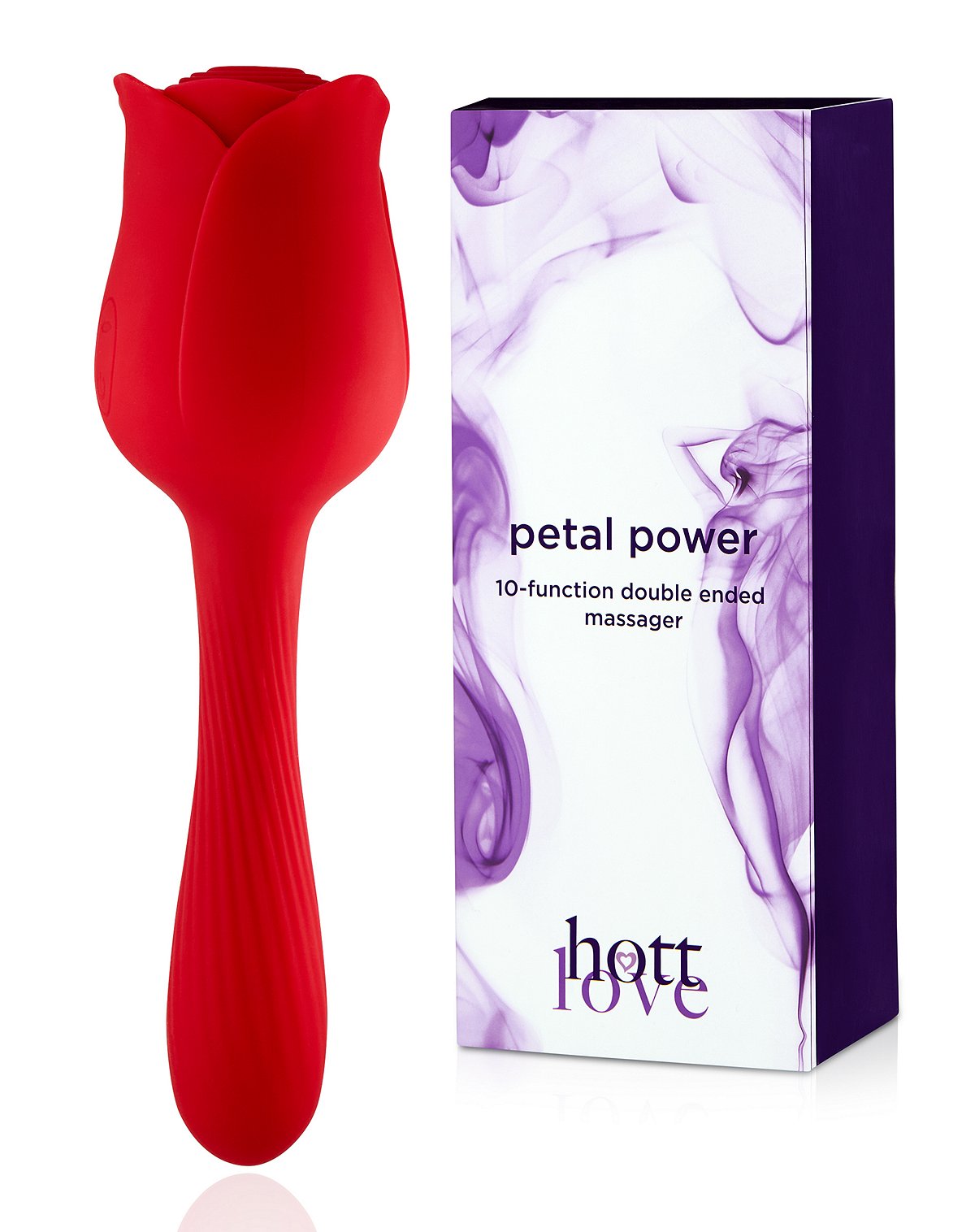 Petal Power 10-Function Rechargeable Double Ended Massager
