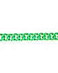 Green Acrylic Curb Chain Necklace