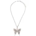 Butterfly Charm Chain Necklace at Spencer's