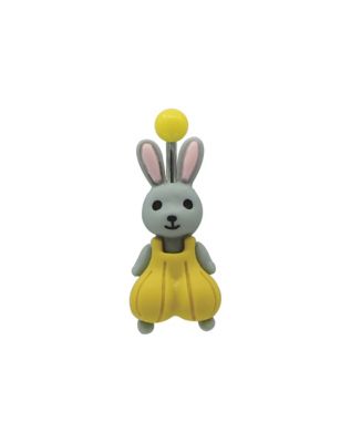 Cartoon Bunny Belly Ring - 14 Gauge