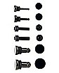 Multi-Pack Flat Top Black Plug Set - 14-4 Gauge