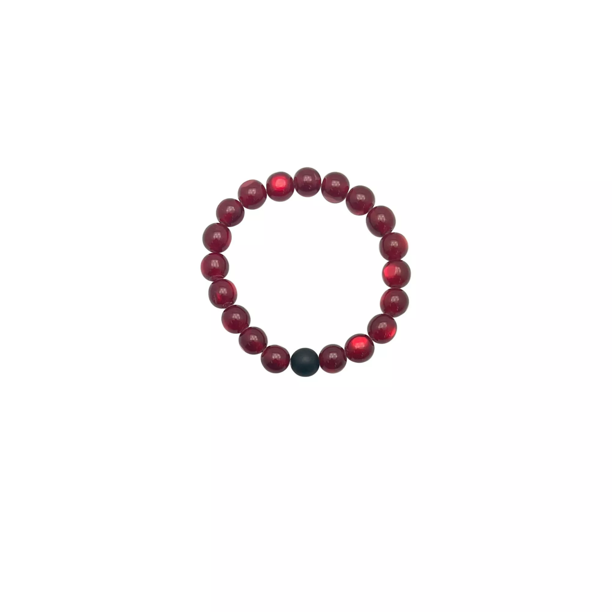 Red and Black Distance Bracelets - 2 Pack at Spencer's