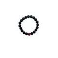 Red and Black Distance Bracelets - 2 Pack at Spencer's
