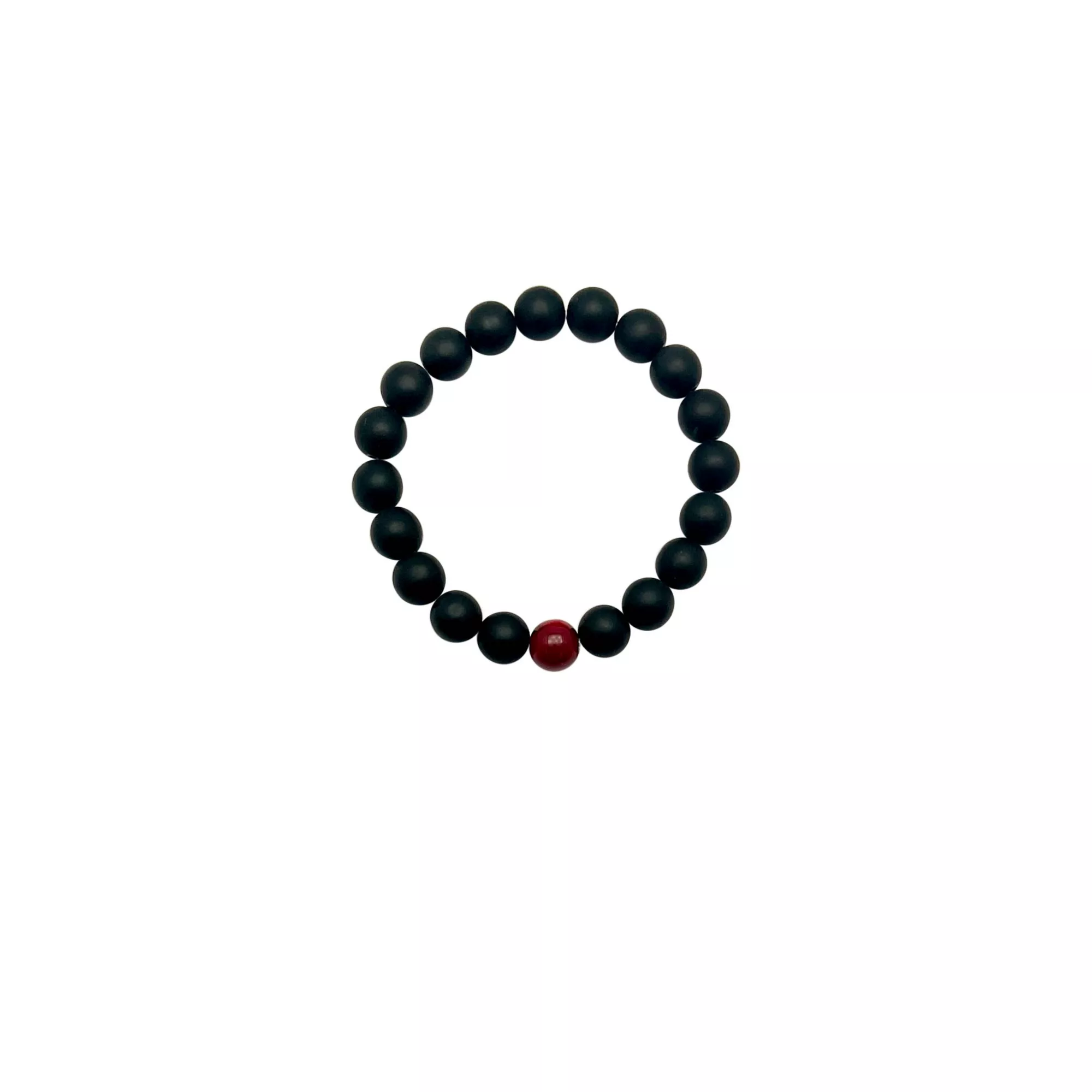 Red and Black Distance Bracelets - 2 Pack at Spencer's