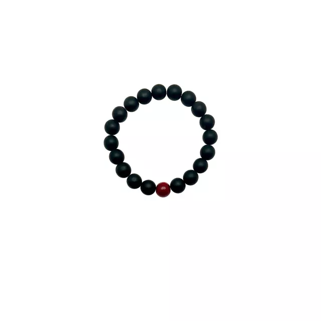 Red and Black Distance Bracelets - 2 Pack at Spencer's