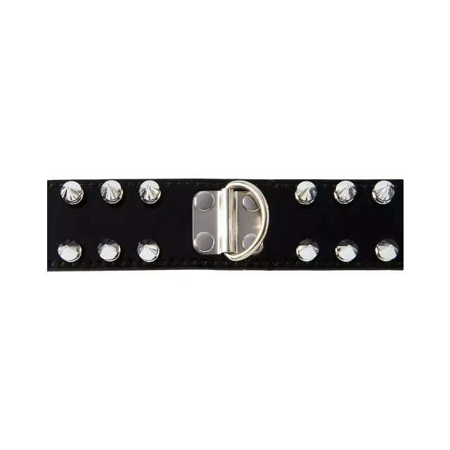 2 Row Spiked Cuff Bracelet at Spencer's