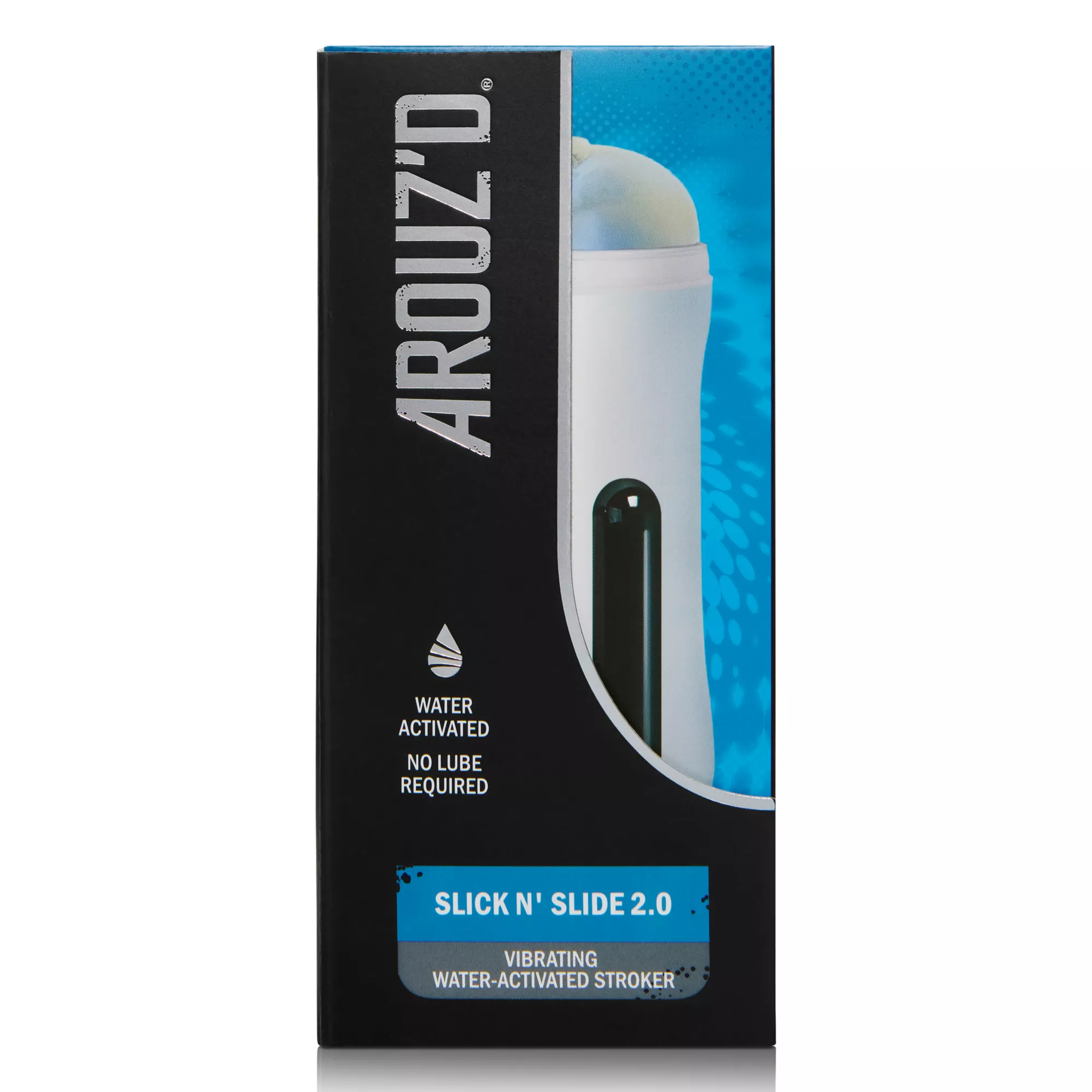 Slick N' Slide 2.0 Waterproof Vibrating Stroker - Arouz'd at Spencer's