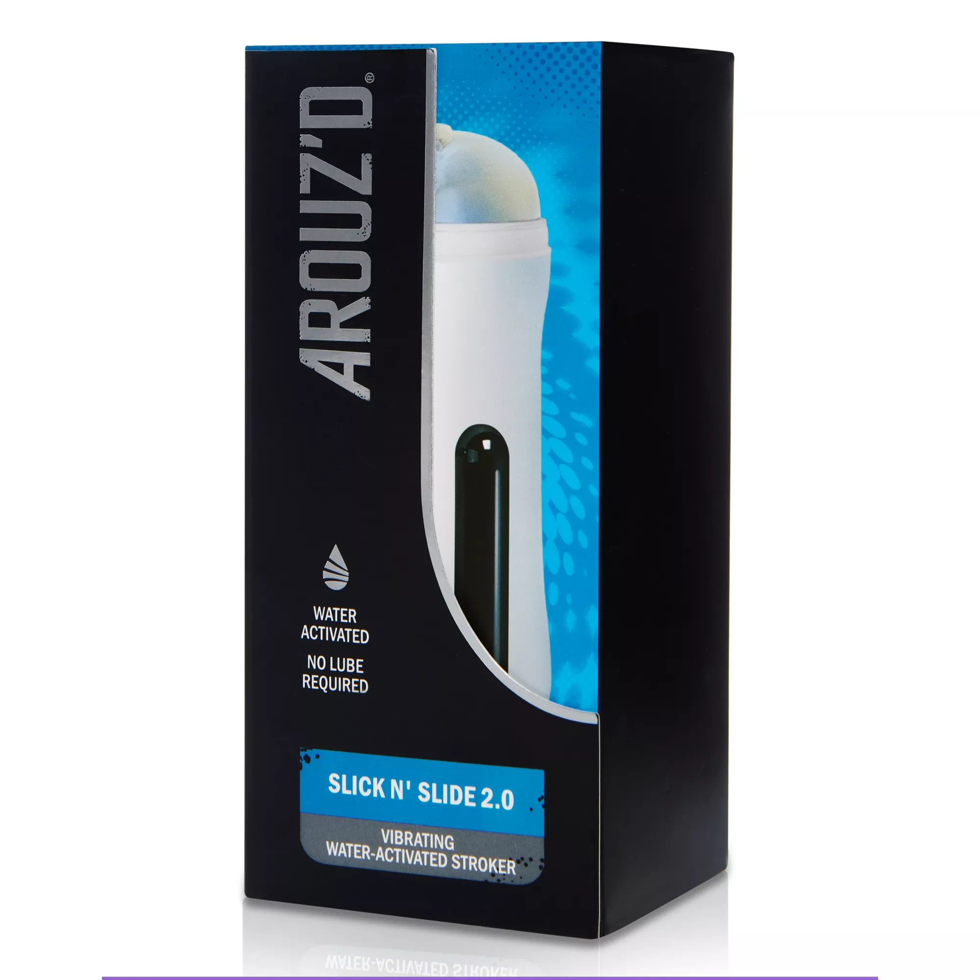 Slick N' Slide 2.0 Waterproof Vibrating Stroker - Arouz'd at Spencer's