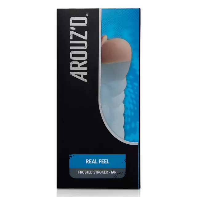 Real Feel Frosted Stroker Tan - Arouz'd at Spencer's