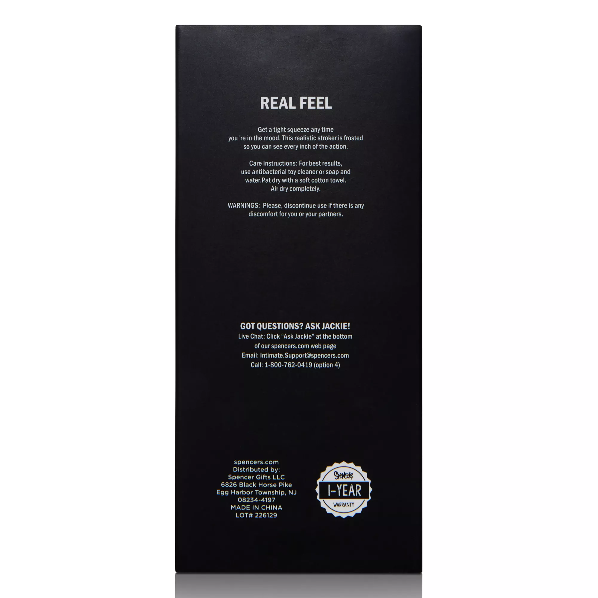 Real Feel Frosted Stroker Tan - Arouz'd at Spencer's