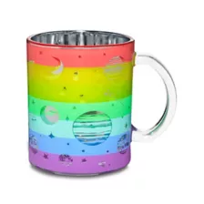 Rainbow Frosted Galaxy Coffee Mug - 16 oz. at Spencer's