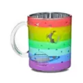 Rainbow Frosted Galaxy Coffee Mug - 16 oz. at Spencer's