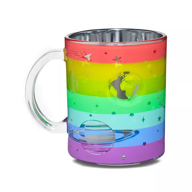 Rainbow Frosted Galaxy Coffee Mug - 16 oz. at Spencer's