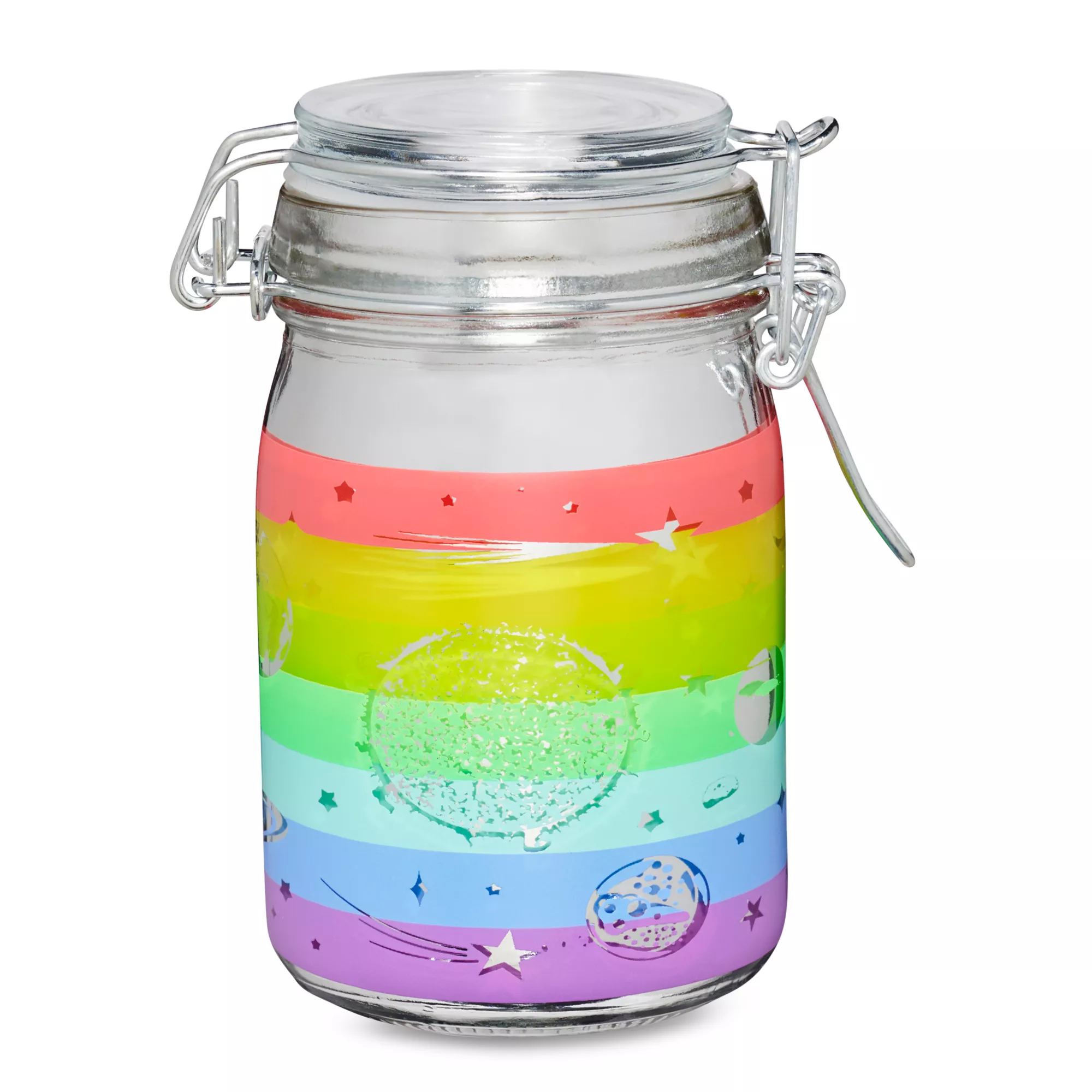 Rainbow Frosted Stash Jar - 8 oz. at Spencer's