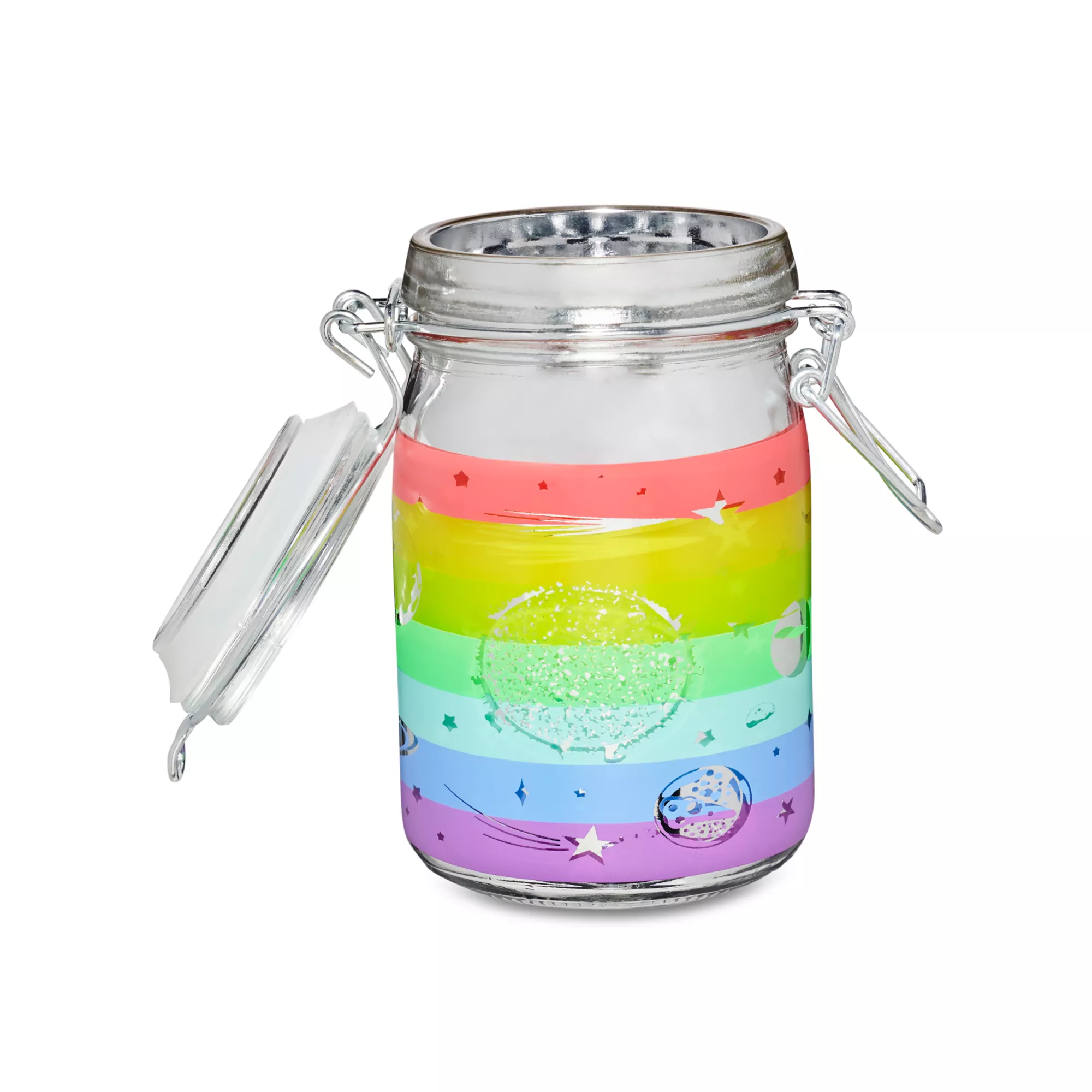 Rainbow Frosted Stash Jar - 8 oz. at Spencer's