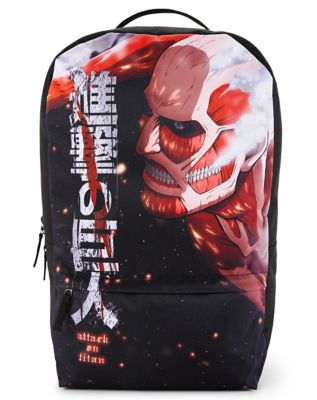 Attack on 2024 titan bookbag