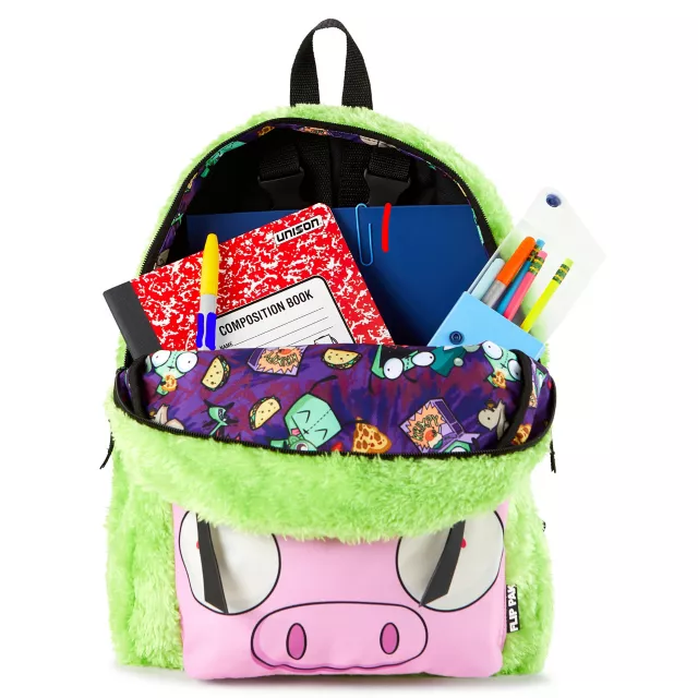 Gir Pig Tie Dye Interior Reversible Backpack - Invader Zim at Spencer's