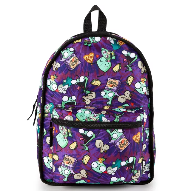Gir Pig Tie Dye Interior Reversible Backpack - Invader Zim at Spencer's