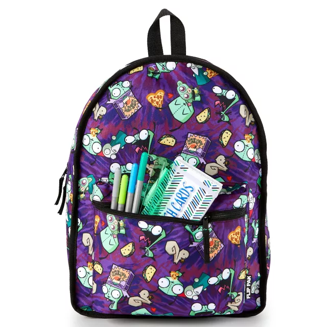 Gir Pig Tie Dye Interior Reversible Backpack - Invader Zim at Spencer's