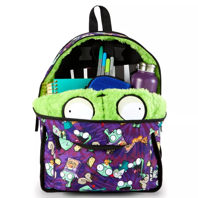 Gir Pig Tie Dye Interior Reversible Backpack - Invader Zim at Spencer's