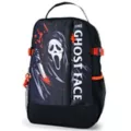 Black Ghost Face Logo Backpack at Spencer's