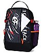 Black Ghost Face Logo Backpack