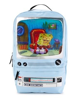 Girls Boys Sponge Bob Backpack Spongebob Patrick School Book Lunch Box Bag  NEW