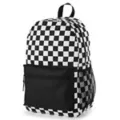 Black and White Checkered Backpack at Spencer's