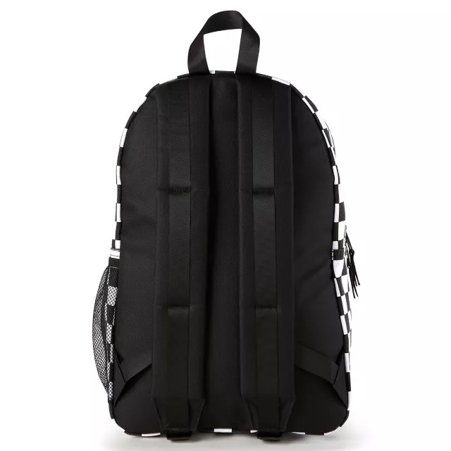 Black and White Checkered Backpack at Spencer's