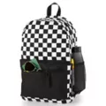 Black and White Checkered Backpack at Spencer's