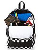 Black and White Checkered Backpack